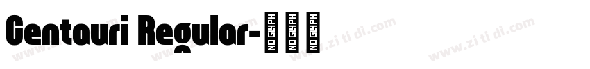 Centauri Regular字体转换